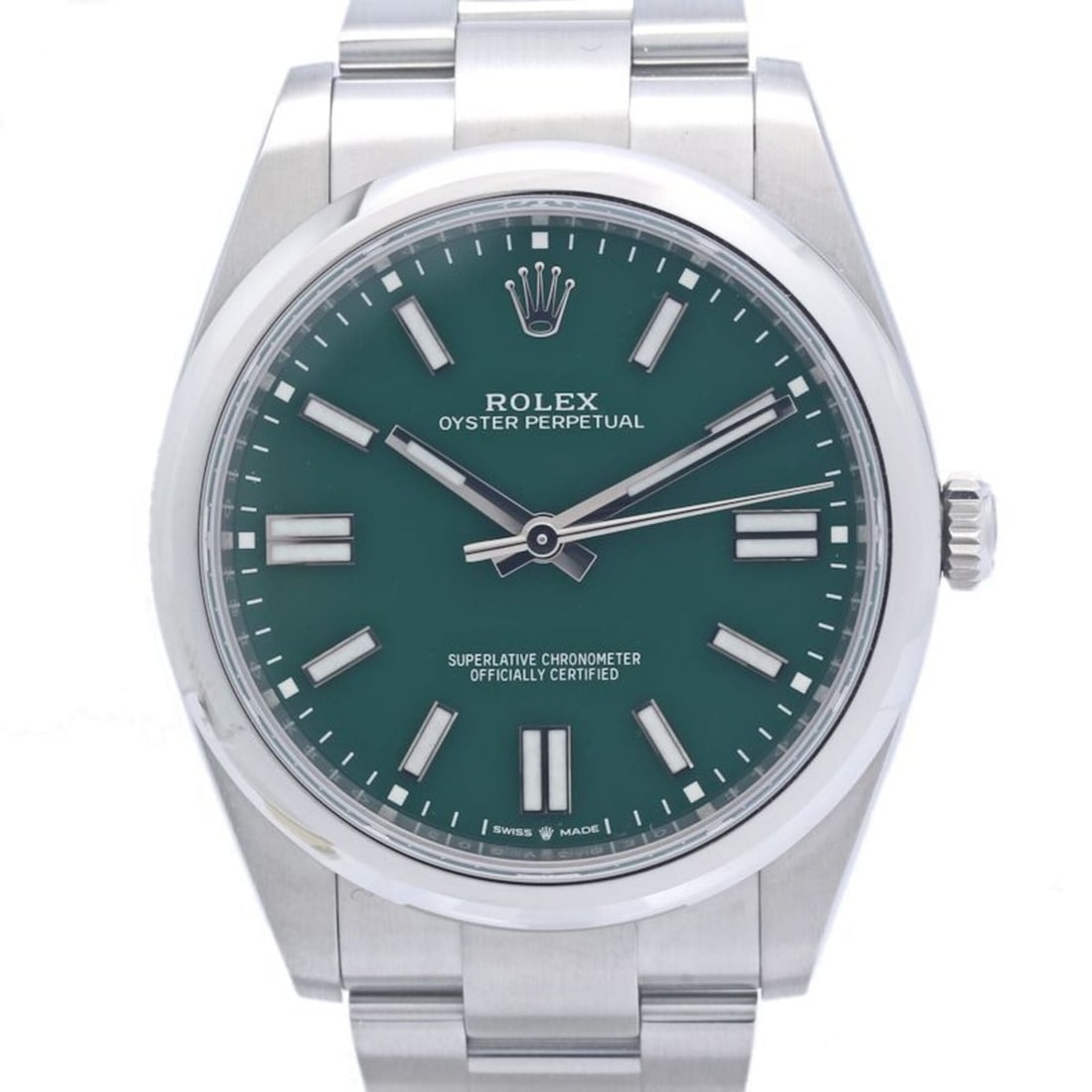 ROLEX Oyster Perpetual 41 124300 Men's Watch SS 40366 (1 of 11)