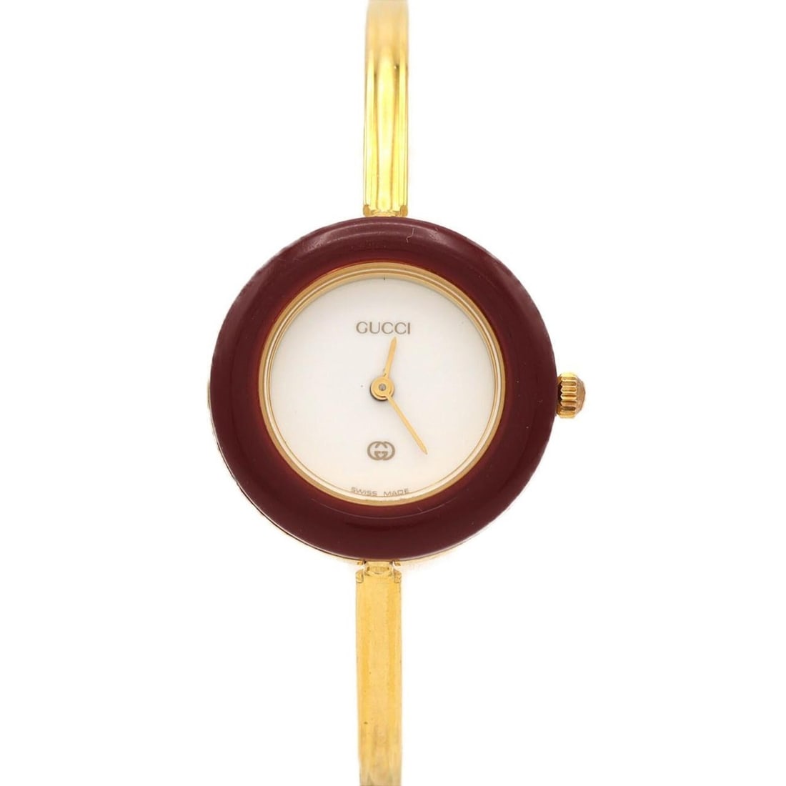 Gucci Change Ring GP Size M 11 12 Quartz Watch: --- Catalog ---Category: SizeWrist Size: 16.5cm / 6.49''Case Diameter: 26mm / 1.02''Category: DesignType: WristwatchGender: WomenColor (Dial): WhiteMaterial (Band): Gold platedMaterial (Case): Gold pl