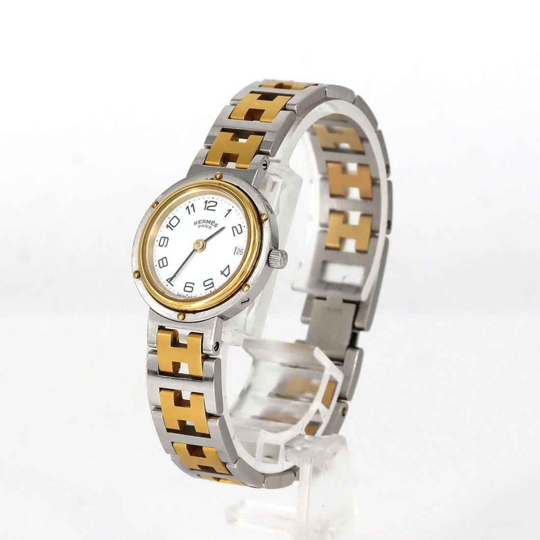 Hermes Clipper Combination SSxGP Quartz Watch - 2