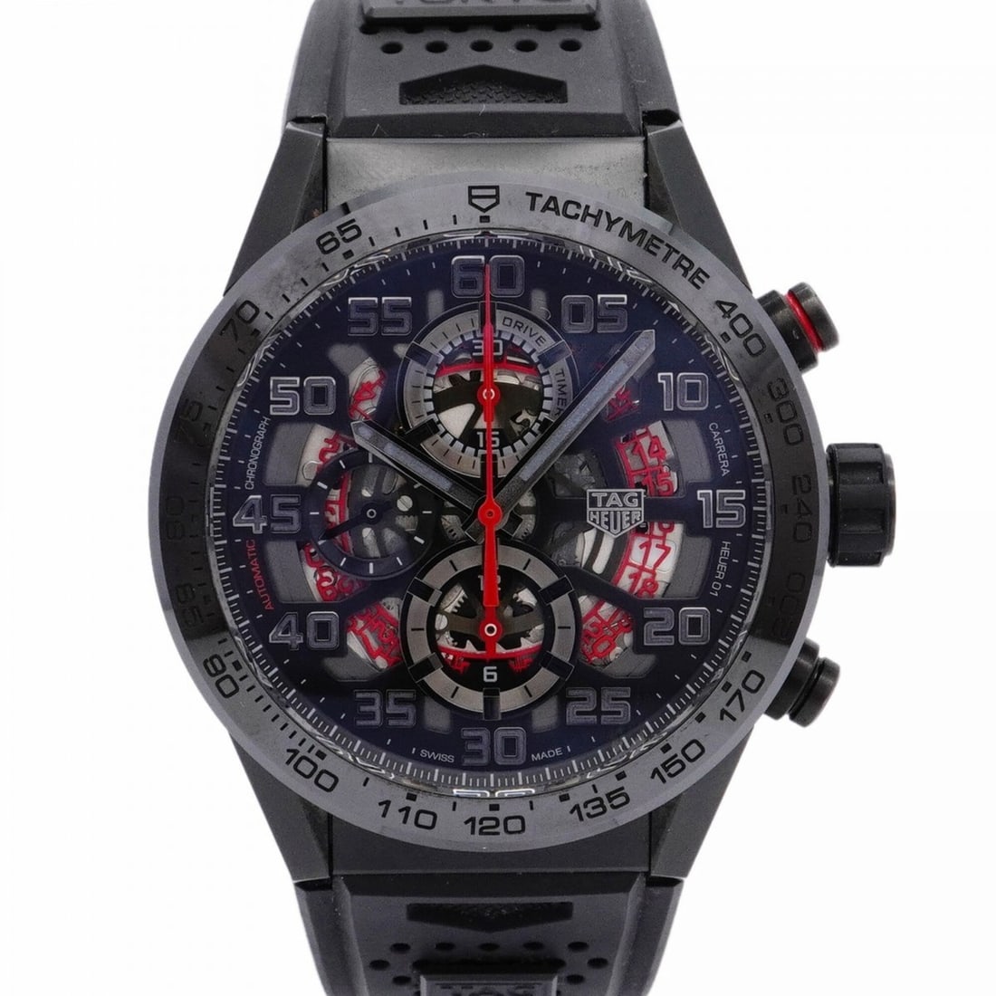 TAG Heuer Carrera TYO Edition (Limited to 100 pieces in Tokyo) CAR201D Skeleton Dial Men's Watch: --- Catalog ---Category: SizeWrist Size: 18cm / 7.08''Case Diameter: 43.5mm / 1.71''Category: DesignType: WristwatchGender: MenMaterial (Band): RubberCategory: GeneralMPN: CAR201DBrand: Tag HeuerCateg
