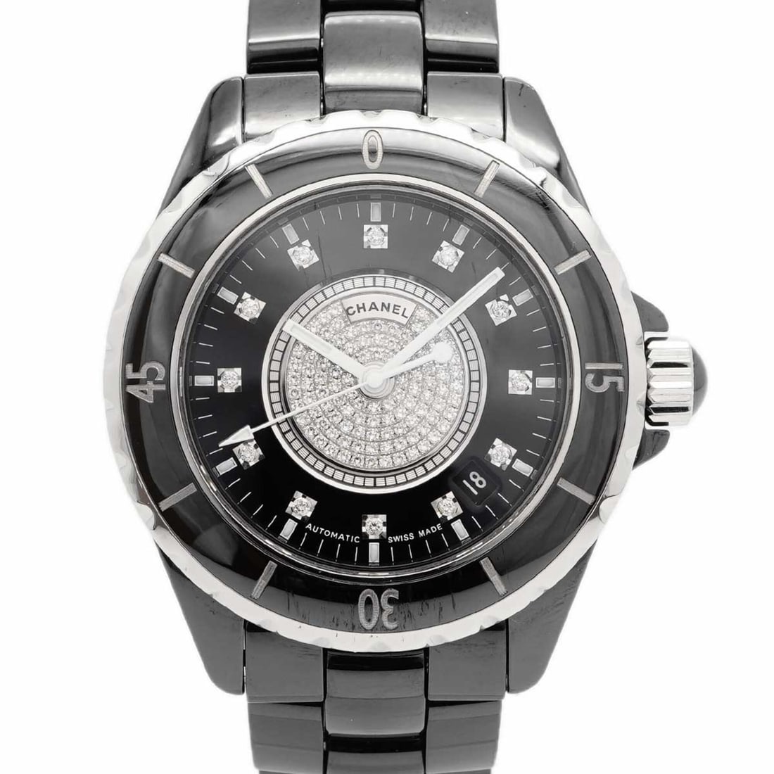 Chanel J12 H1757 Black Dial Men's Watch: --- Catalog ---Category: SizeWrist Size: 16cm / 6.29''Case Diameter: 39mm / 1.54''Category: DesignType: WristwatchGender: MenColor (Dial): BlackMaterial (Band): CeramicCategory: GeneralMPN: H1757Brand