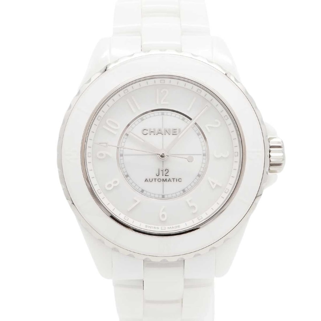 Chanel J12 Phantom H6186 White Dial Men's Watch: --- Catalog ---Category: SizeWrist Size: 16cm / 6.29''Case Diameter: 38.9mm / 1.53''Category: DesignType: WristwatchGender: MenColor (Dial): WhiteMaterial (Band): CeramicCategory: GeneralMPN: H6186Bra