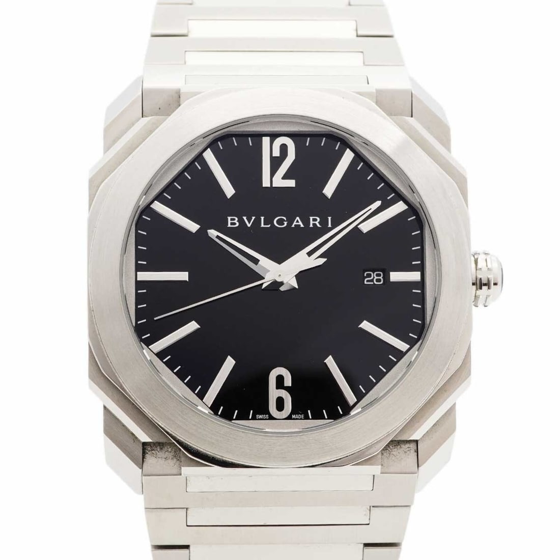 Bulgari Octo 102031 BGO41S Black Dial Men's Watch (1 of 10)