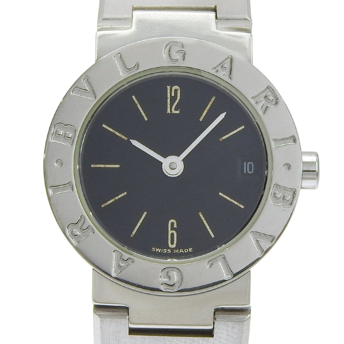 Bvlgari BVLGARI Watch BB23SS Stainless Steel Quartz Analog Black Dial Women's: --- Catalog ---Category: SizeWrist Size: 14.5cm / 5.7''Case Diameter: 23mm / 0.91''Category: DesignType: WristwatchGender: WomenColor (Dial): BlackMaterial (Band): Stainless steelMaterial (Case): Stai