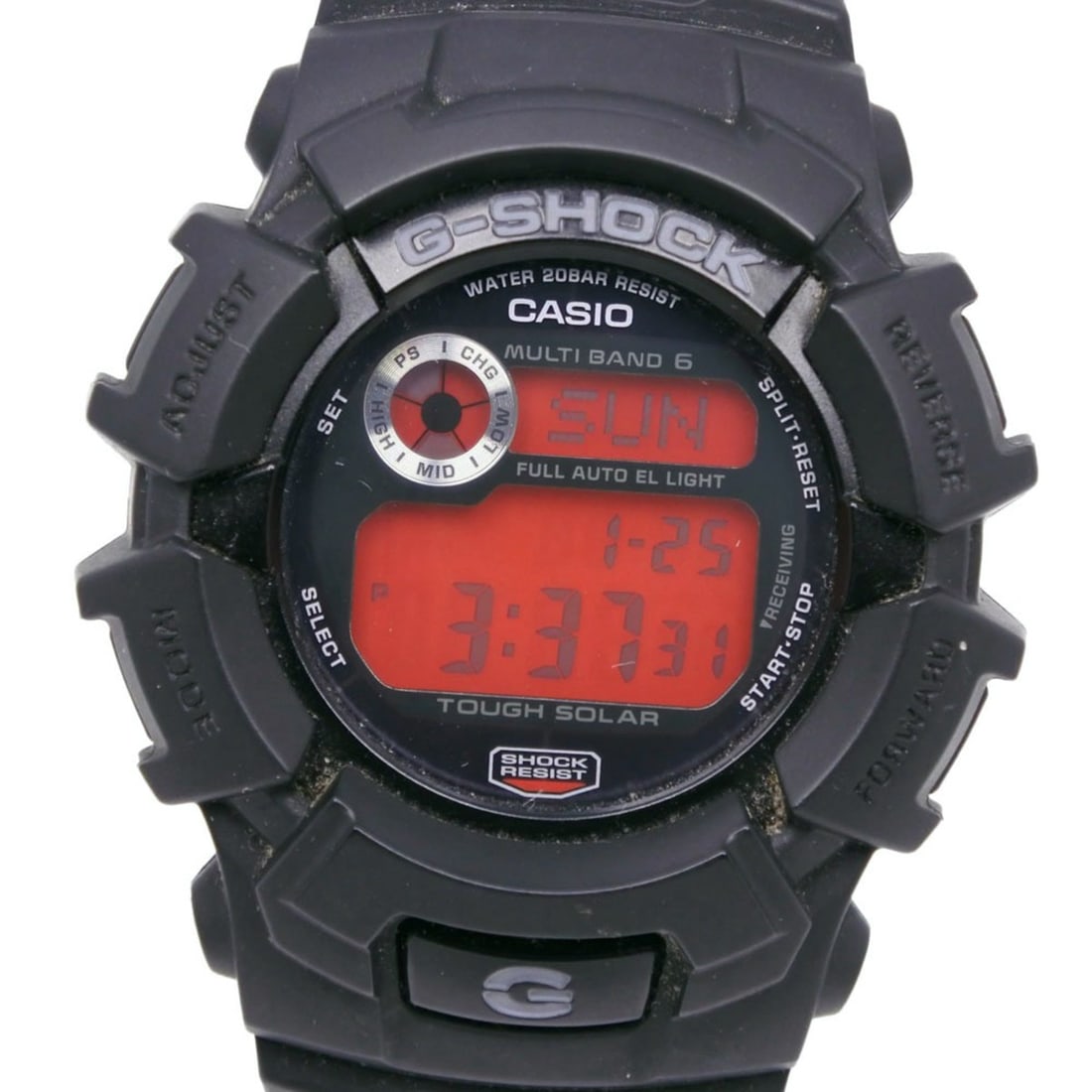Casio G-SHOCK Fire Package '11 Watch, 20 ATM Water Resistant, GW-2300FP-4JR, Resin, Black, Solar: --- Catalog ---Category: SizeWrist Size: 13.5cm - 20cm / 5.31'' - 7.87''Case Diameter: 47mm / 1.85''Category: DesignType: WristwatchGender: MenColor (Dial): Red colorCategory: GeneralMPN: GW-2300FP-4J