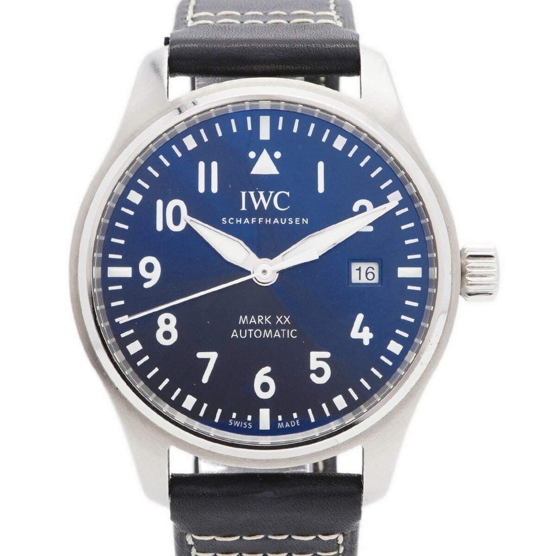 IWC Schaffhausen Pilot Mark 20 IW328203 Navy Dial Men's Watch (1 of 9)