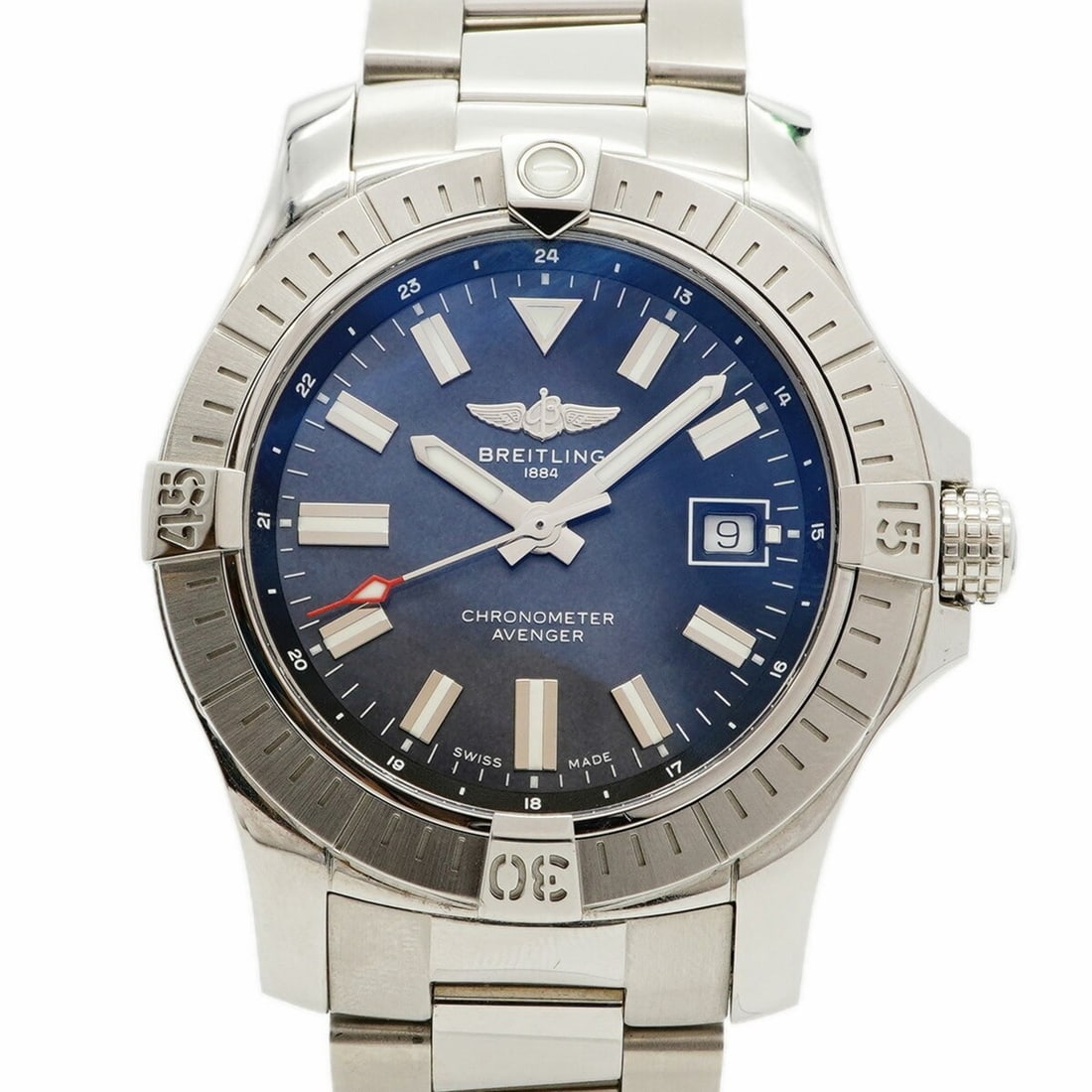 Breitling Avenger Japan Limited Edition (100 pieces) A17318 Black Dial Men's Watch: --- Catalog ---Category: SizeWrist Size: 18.5cm / 7.28''Case Diameter: 43mm / 1.69''Category: DesignType: WristwatchGender: MenColor (Dial): Black shellMaterial (Band): Stainless steelCategory: Genera
