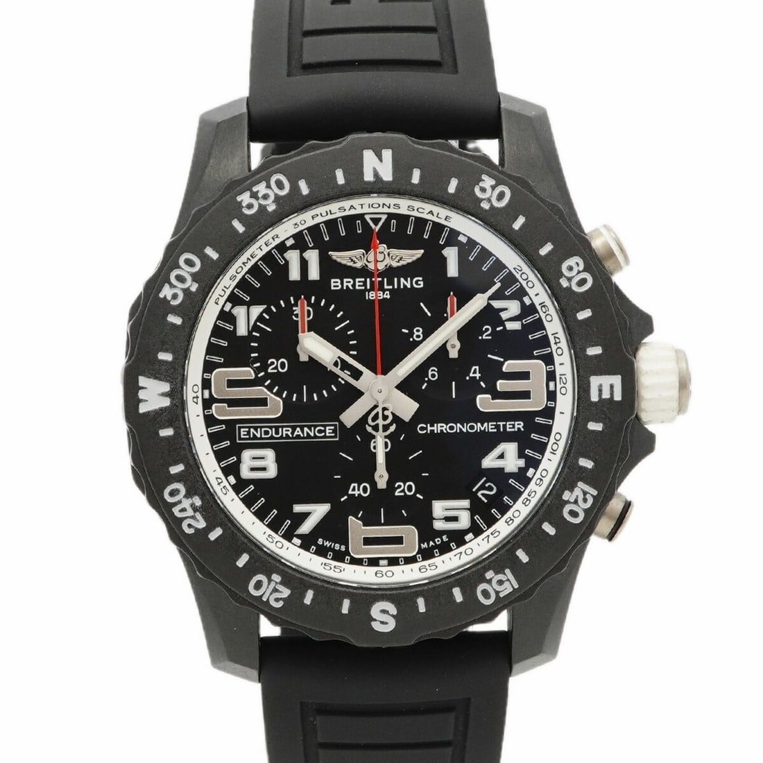 Breitling Endurance Pro X82310 Black Dial Men's Watch: --- Catalog ---Category: SizeWrist Size: 21cm / 8.26''Case Diameter: 45mm / 1.77''Category: DesignType: WristwatchGender: MenColor (Dial): BlackMaterial (Band): RubberCategory: GeneralMPN: X82310Brand