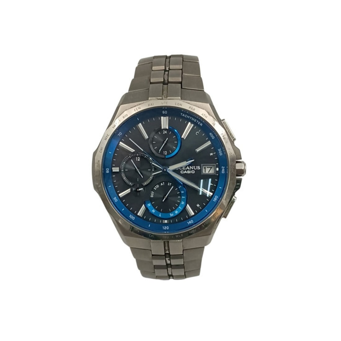 CASIO Oceanus Manta S5000 Series OCW-S5000-1AJF Black Dial Titanium Men's Analog Watch (1 of 9)