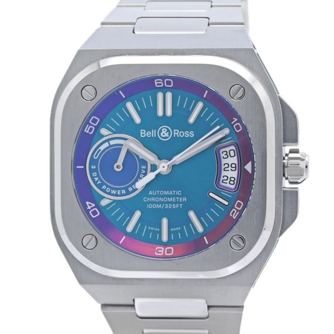 Bell & Ross BR-X5 Iridescent Boutique Limited Edition BRX5R-IRS-ST SST Men's Watch SS 40343 (1 of 11)