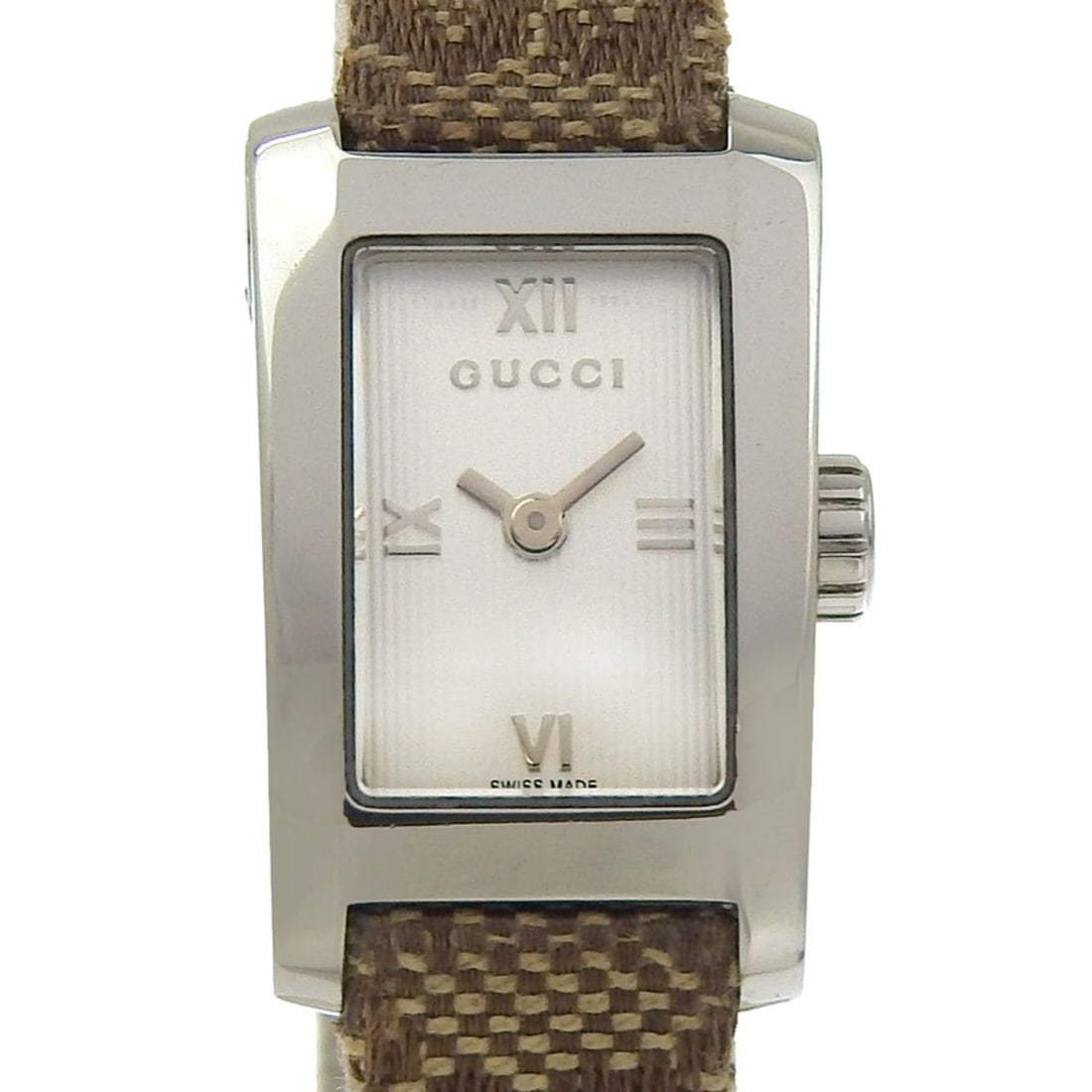 Gucci GUCCI watch 8600L stainless steel quartz analog silver dial women's: --- Catalog ---Category: SizeWrist Size: 14cm - 16cm / 5.51'' - 6.29''Case Diameter: 14mm / 0.55''Category: DesignType: WristwatchGender: WomenColor (Dial): SilverMaterial (Case): Stainless steelCateg