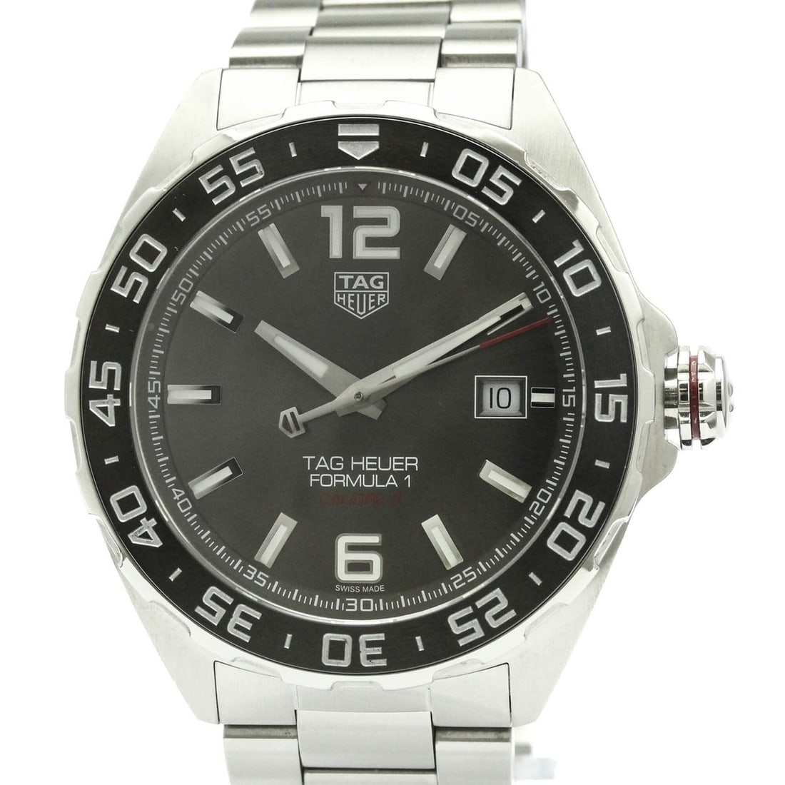 TAG HEUER Formula 1 Calibre 5 Ceramic Steel Automatic Watch Polished (1 of 8)