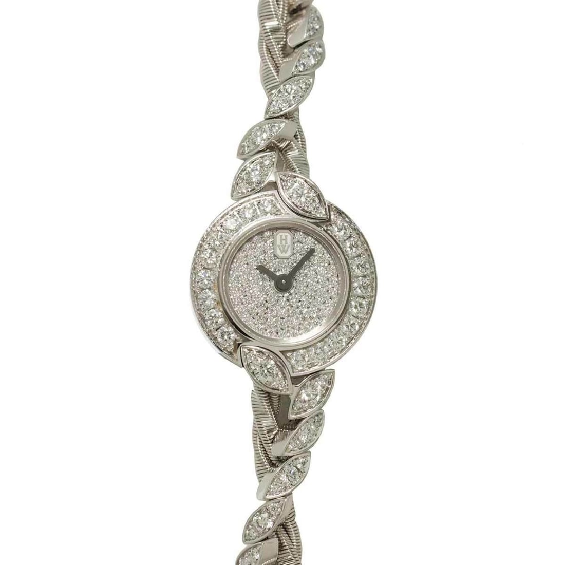Harry Winston Mini Twist by HJTQHM18WW037 Ladies' Watch, Diamond, 18K White Gold, Solid Quartz (1 of 7)