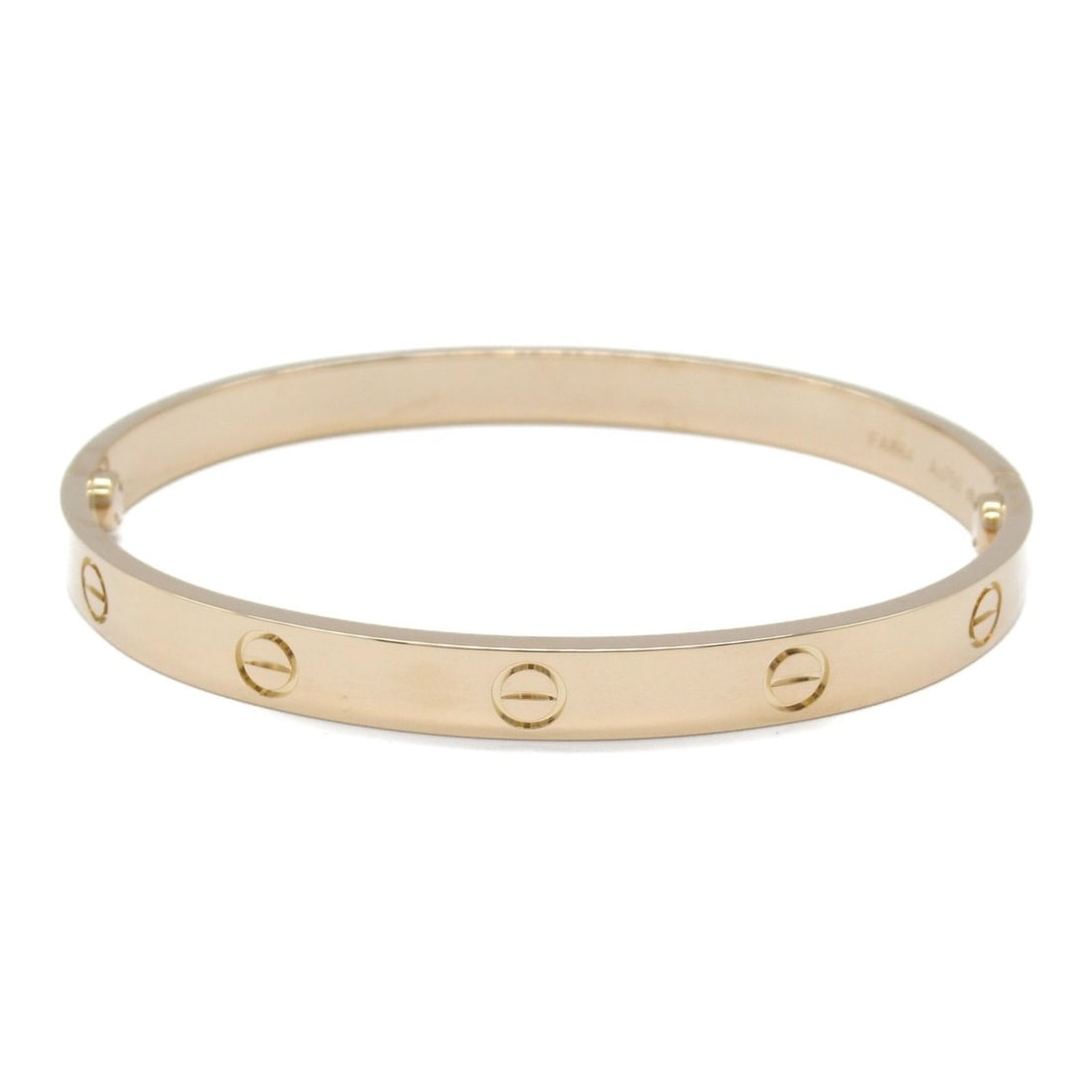 Cartier Love Bracelet K18PG (pink gold) Men's Women's Gold: --- Catalog ---Category: SizeLength: 18cm / 7.08''Category: DesignType: Charm braceletColor: Pink goldGender: Men,WomenMaterial: Pink gold (18K)Category: GeneralBrand: Cartier--- Item List ---Section: