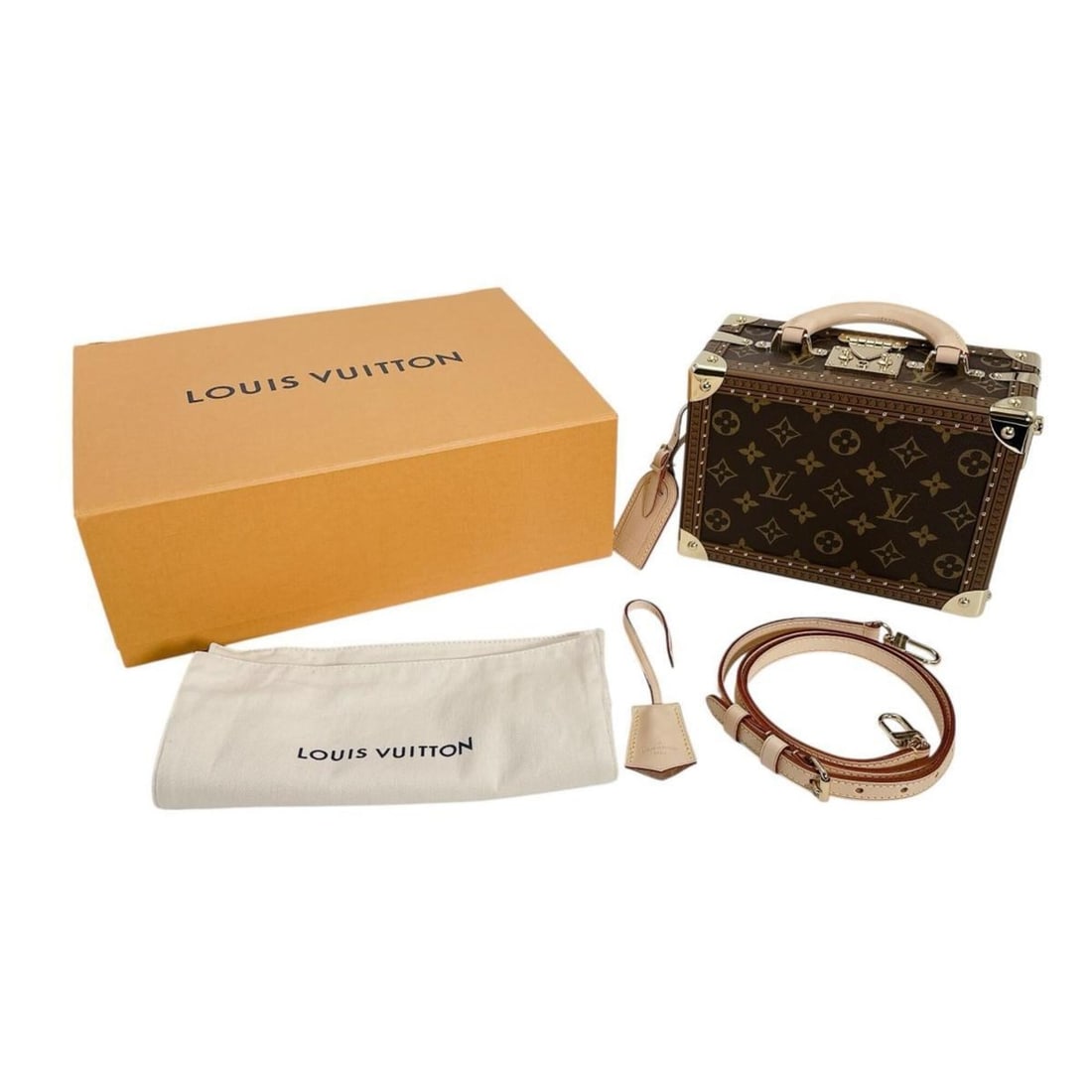 Louis Vuitton Petite Valise handbag, Monogram canvas, M20468, brown. (1 of 20)