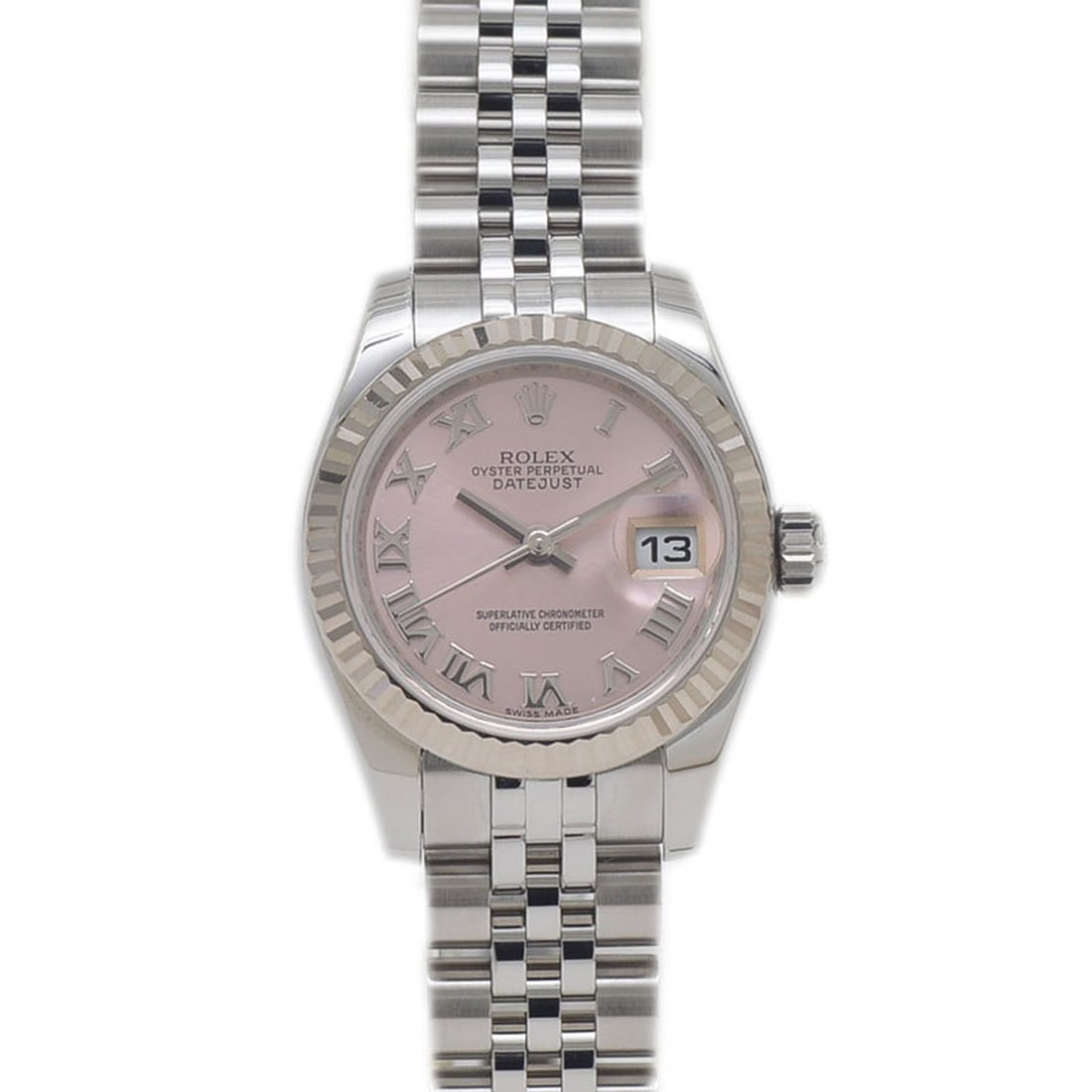 Rolex Datejust Watch 179174 Pink Dial Ladies Random Serial Number (1 of 6)
