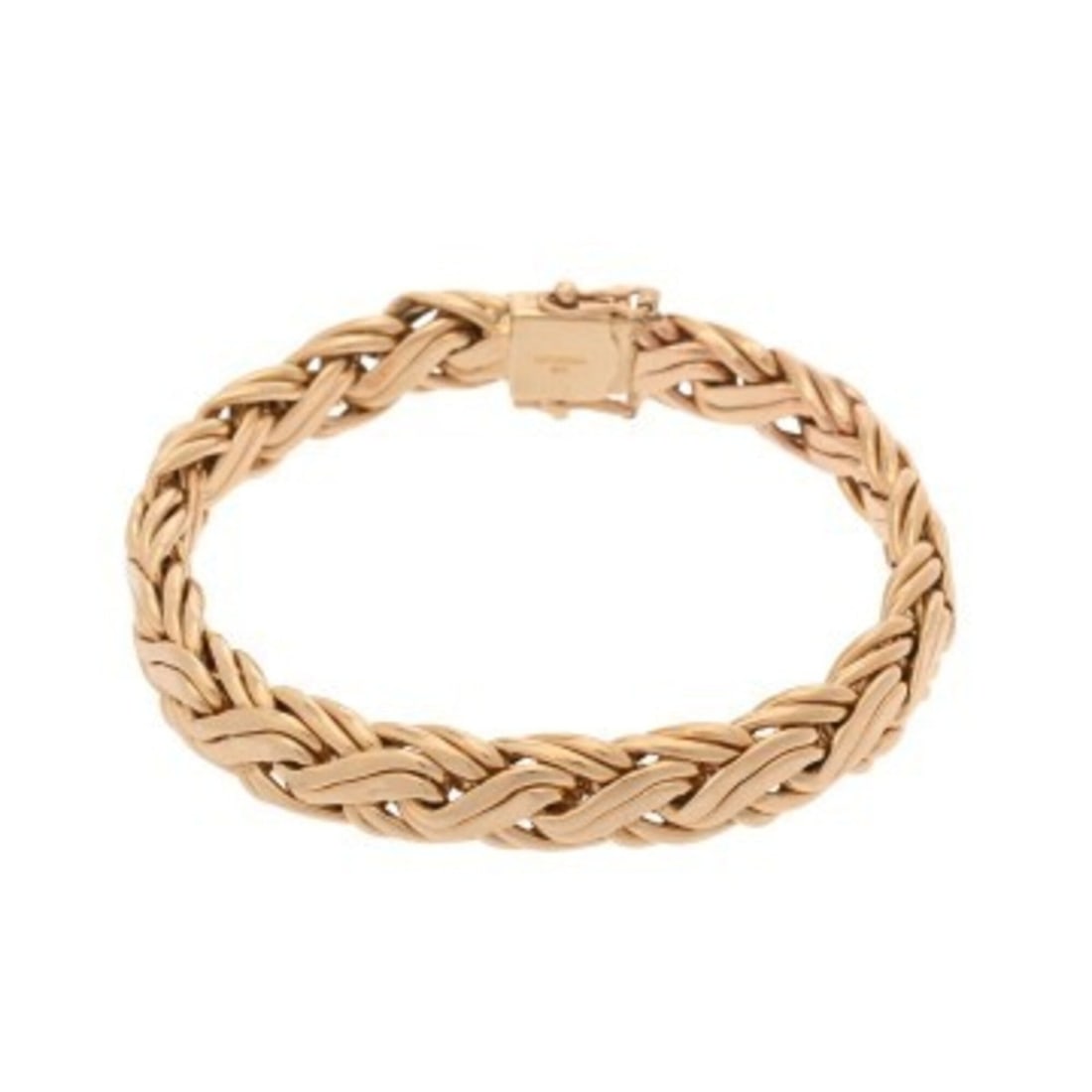 TIFFANY&Co. Tiffany & Co. Vintage Bracelet for Men and Women, K14 Yellow Gold (YG), Grade A, Used,: --- Catalog ---Category: SizeWidth: 9.5mm / 0.37''Weight: 26.1g / 0.92oz.Total Length: 17cm / 6.69''Category: DesignType: Charm braceletGender: Men,WomenSeason: VintageMaterial: Yellow gold (14K)Categ