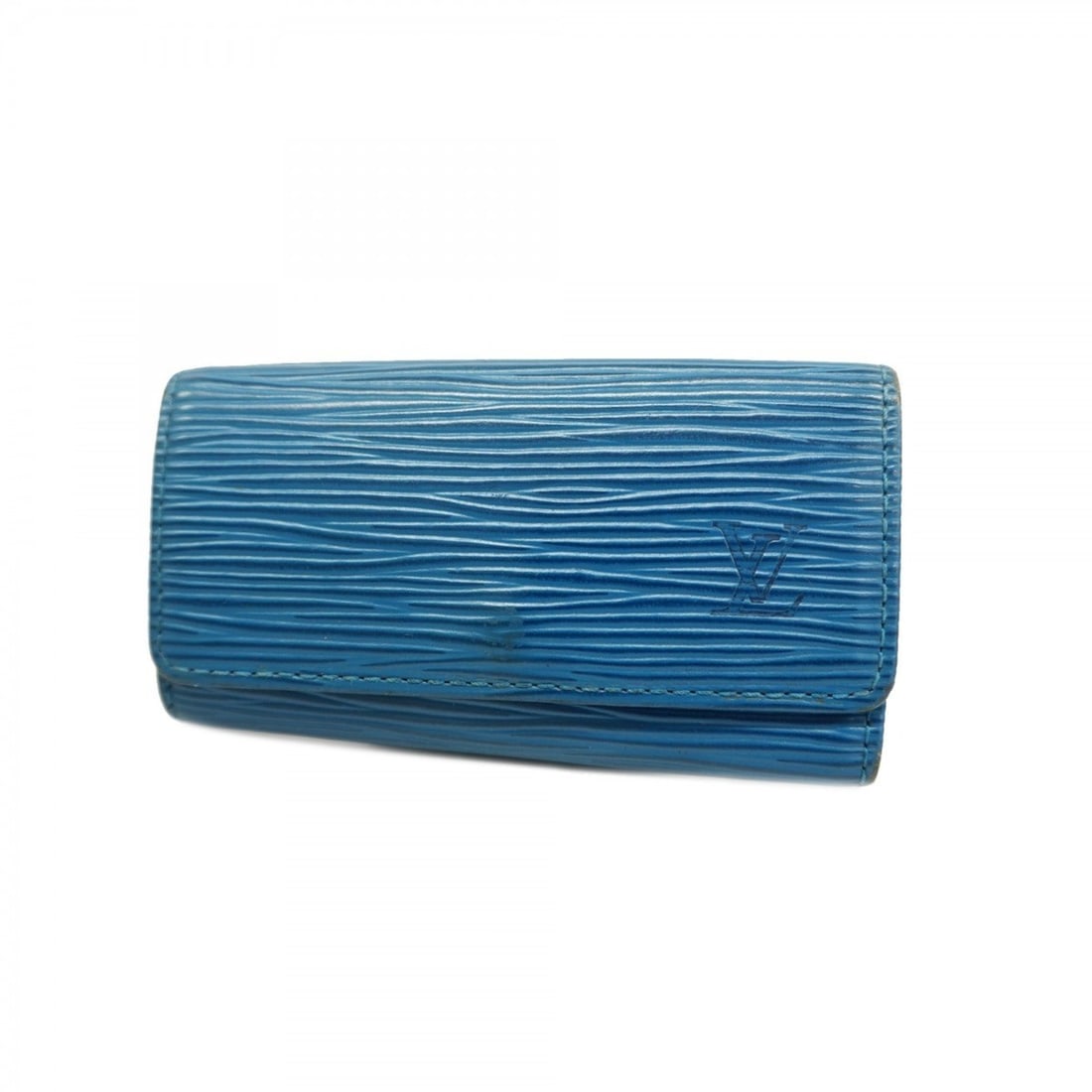 Louis Vuitton Key Case Epi Multicle 4 M63825 Toledo Blue Men's Women's (1 of 12)