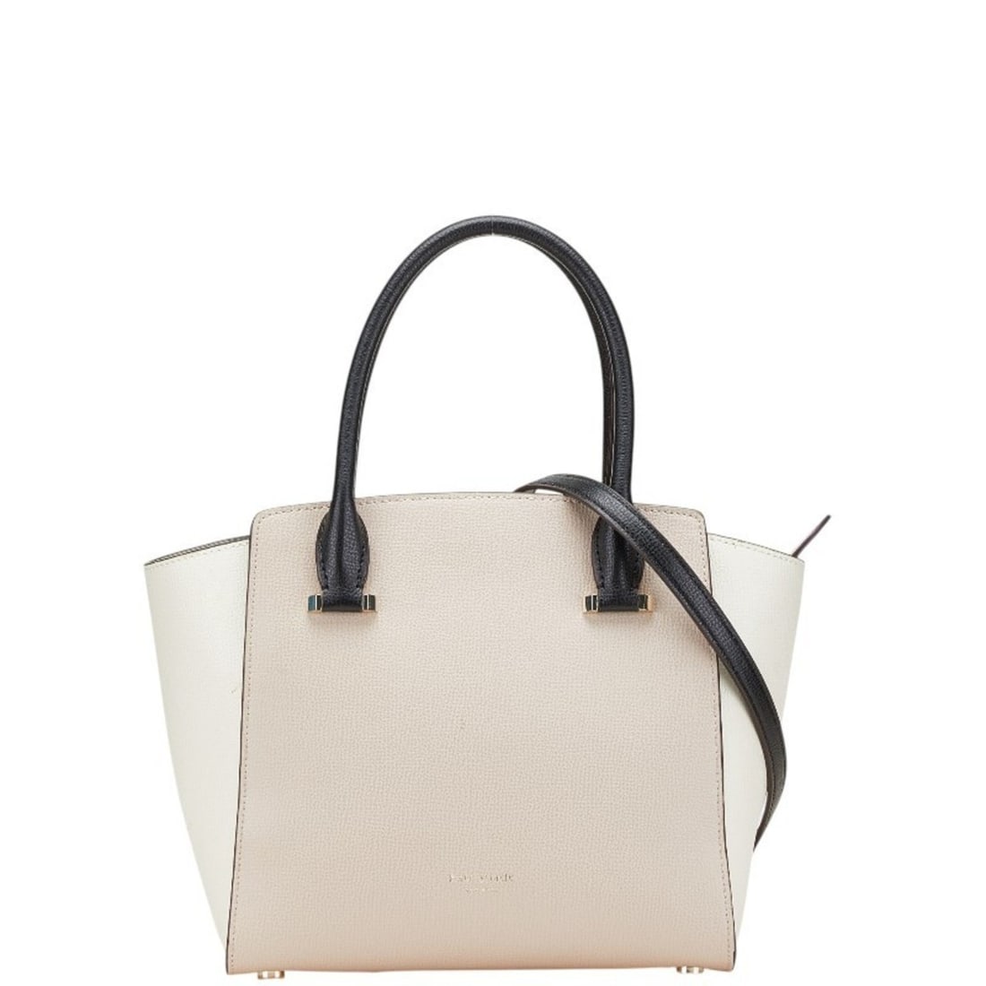 Kate Spade 2-Way Tote Bag/Shoulder Bag in Pink, White, and Black Leather for Women (1 of 12)