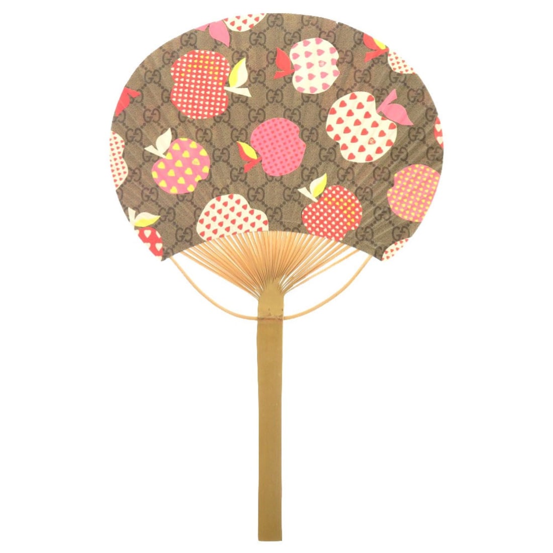 Gucci Apple Heart GG Fan, Beige, 0772 GUCCI (1 of 10)