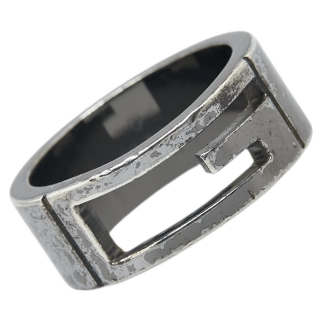 Gucci Branded G Ring #13 SV925 Silver Women's GUCCI: --- Catalog ---Category: SizeWeight: 7.4g / 0.26oz.JP Size: 12US Size: 6.5Category: DesignType: Band ringGender: WomenMaterial: Silver 925Category: GeneralBrand: Gucci--- Item List ---Section: Conditi