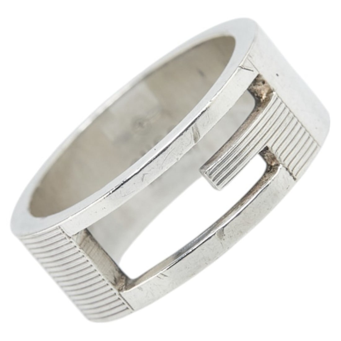 Gucci Branded G Ring #13 SV925 Silver Women's GUCCI: --- Catalog ---Category: SizeJP Size: 13US Size: 6.5Category: DesignType: Band ringColor: SilverGender: WomenMaterial: Silver 925Category: GeneralBrand: Gucci--- Item List ---Section: ConditionRanking