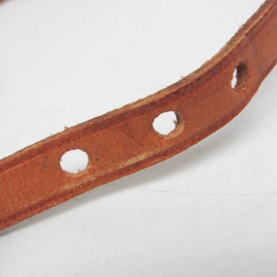 Hermes Api Leather,Metal Bangle Brown,Silver - 5