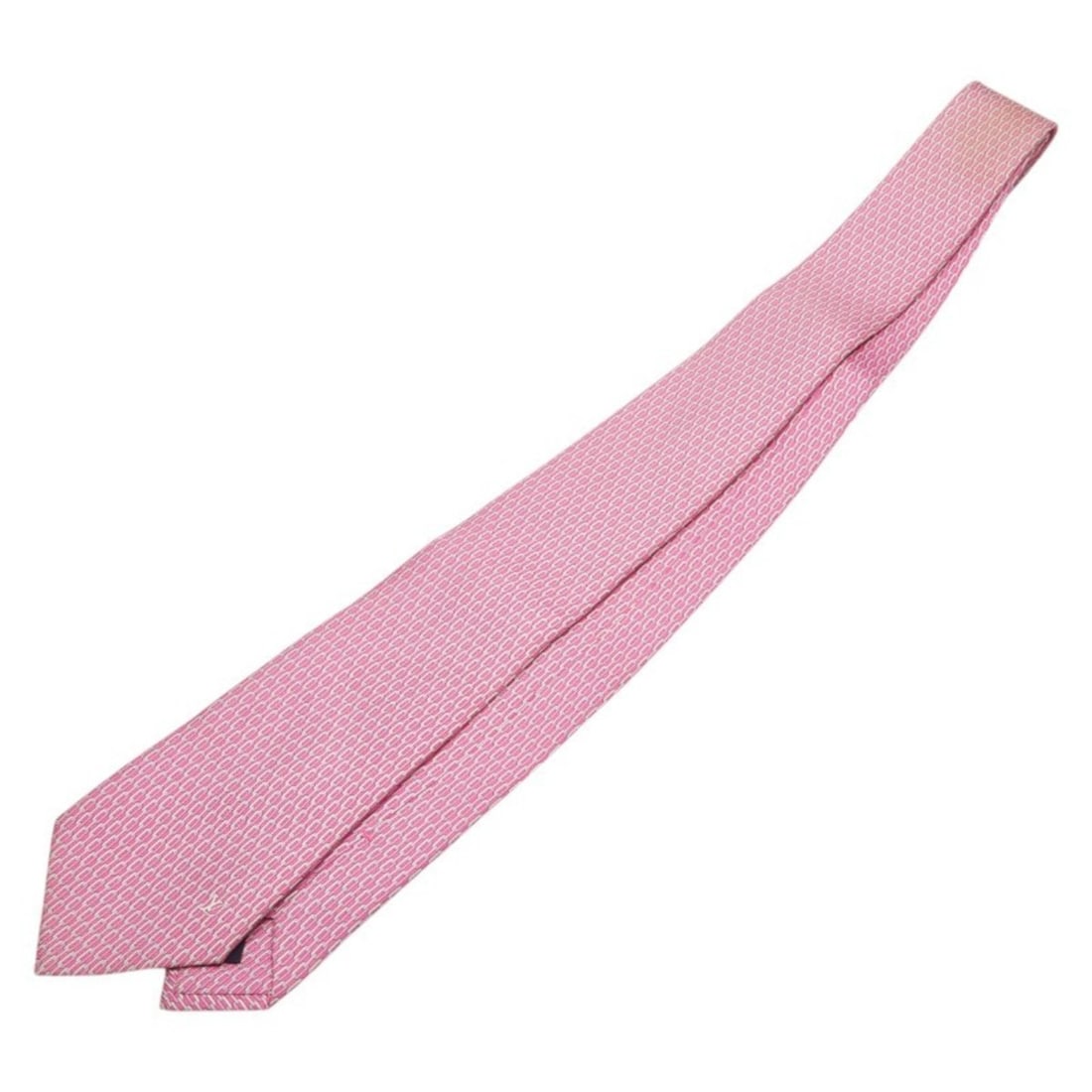 Louis Vuitton Chain Motif Tie M75968 Pink Silk Women's LOUIS VUITTON (1 of 7)