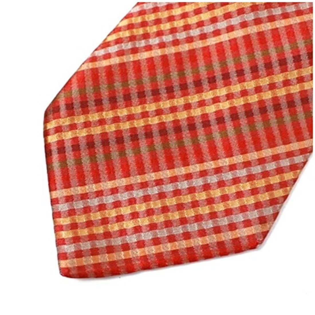 Hermes Silk Tie Check Pattern HERMES Men's - 3