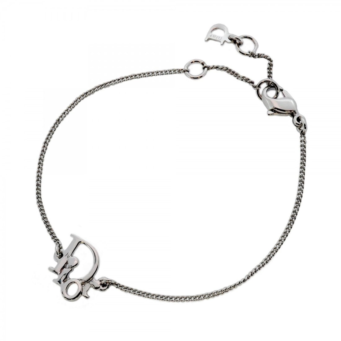 Christian Dior Bracelet Metal Silver Women's: --- Catalog ---Category: SizeLength: 15.5cm - 19.5cm / 6.1'' - 7.67''Category: DesignType: Charm braceletColor: SilverGender: WomenMaterial: MetalCategory: GeneralBrand: Christian Dior--- Item List --