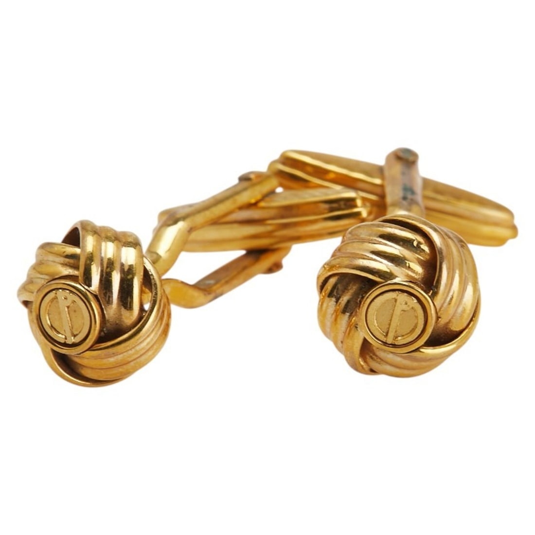 Dunhill Cufflinks Gold Plated Men's (1 of 9)