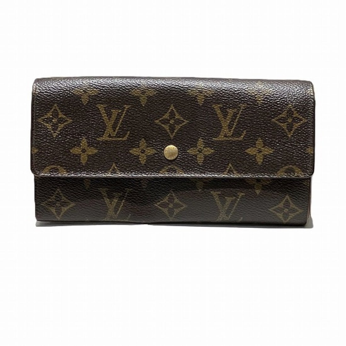 Louis Vuitton Monogram Pochette Porte Monnaie Credit M61723 Long Wallet for Men and Women: --- Catalog ---Category: SizeSize (HxWxD): 10cm x 19cm x 3.5cm / 3.93'' x 7.48'' x 1.37''Category: DesignType: Long wallet (bi-fold)Color: BrownGender: Men,WomenMaterial: Monogram Category: GeneralLin