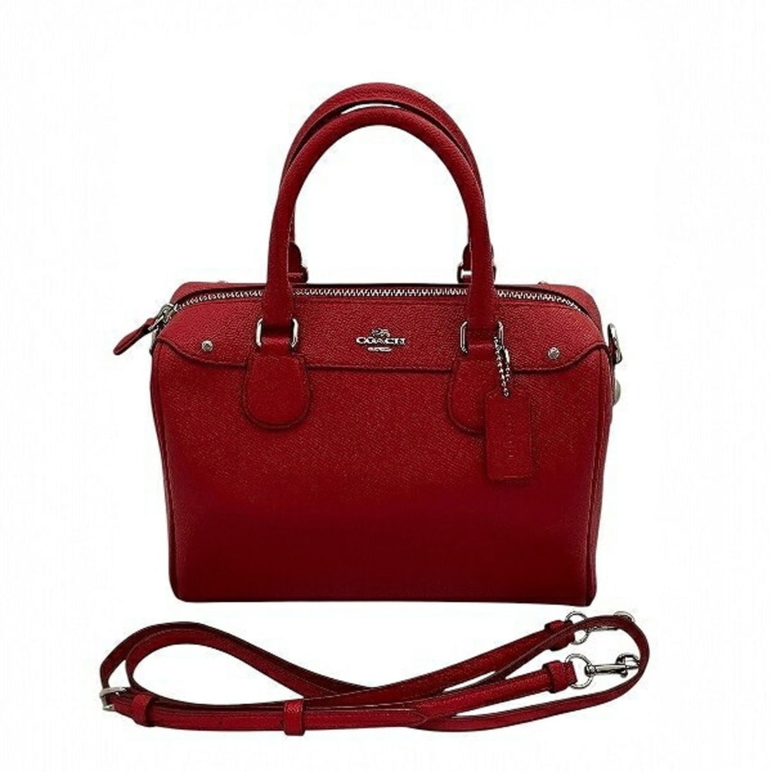 Coach Bennett Satchel F57521 Bags, Handbags, Shoulder Women's: --- Catalog ---Category: SizeSize (HxWxD): 18cm x 23cm x 13cm / 7.08'' x 9.05'' x 5.11''Category: DesignType: Handbag, Shoulder bagColor: Red colorGender: WomenMaterial: Leather Category: GeneralBrand