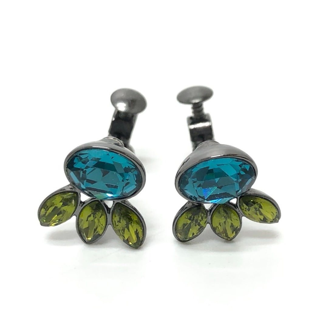 Givenchy Accessories Earrings Silver Blue /Green (1 of 14)