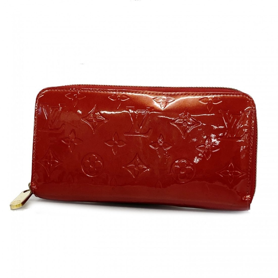 Louis Vuitton Long Wallet Vernis Zippy M90200 Cerise Ladies (1 of 12)