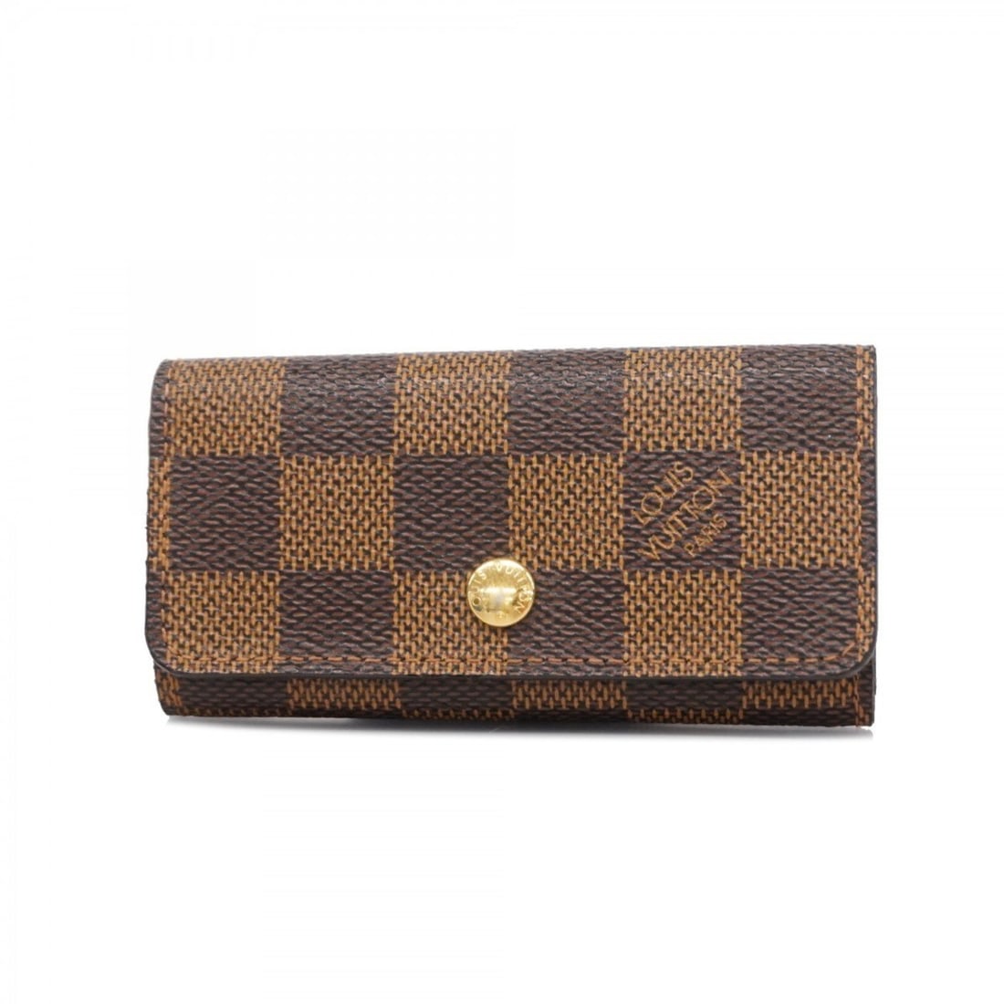Louis Vuitton Key Case Damier Multicle 4 N62631 Ebene Men's Women's (1 of 13)