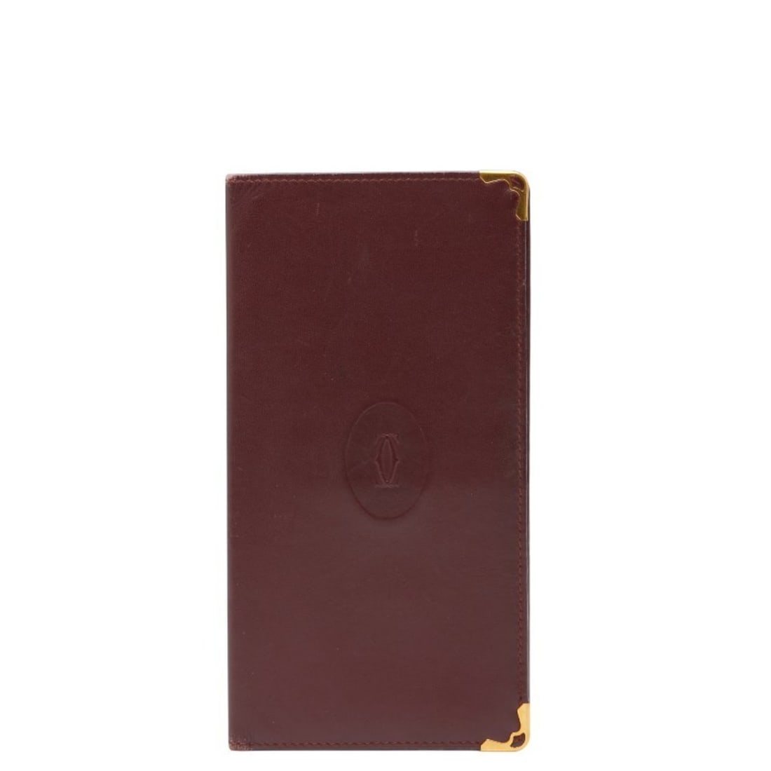Cartier Must Line Long Wallet Wine Red Bordeaux Leather Women's CARTIER (1 of 10)