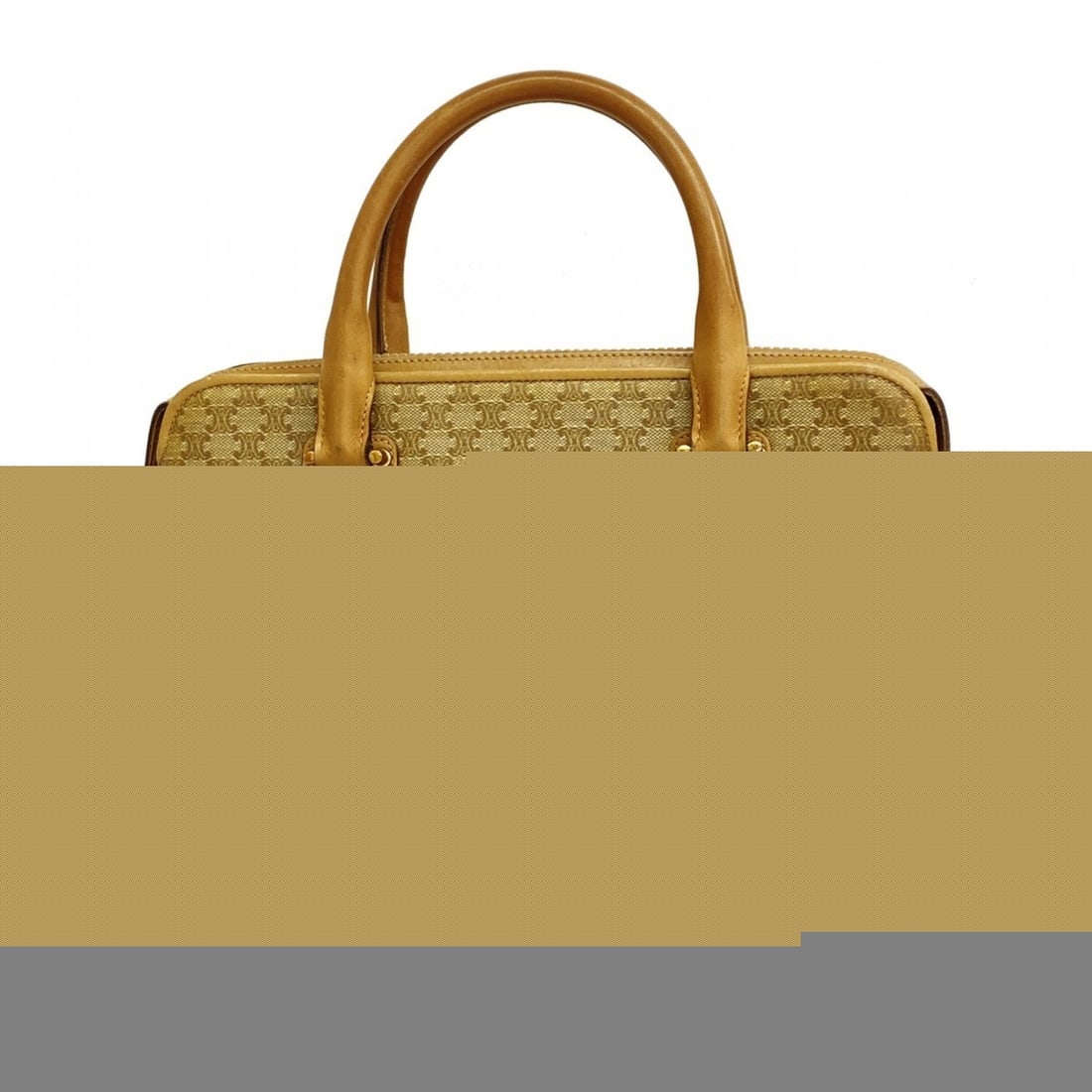 Celine handbag macadam beige ladies: --- Catalog ---Category: SizeSize (HxWxD): 22cm x 29cm x 10cm / 8.66'' x 11.41'' x 3.93''Category: DesignType: HandbagColor: BeigeGender: WomenMaterial: PVC Hardware Color: GoldCategory: GeneralBrand: