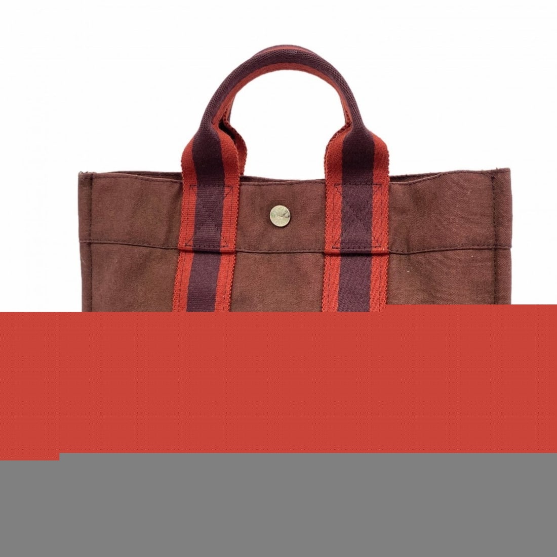 Hermes Hermès Fouleaux PM Tote Bag, Brown Canvas, Men's and Women's: --- Catalog ---Category: SizeSize (HxWxD): 23cm x 31cm x 8cm / 9.05'' x 12.2'' x 3.14''Category: DesignType: Tote bagColor: BrownGender: Men,WomenMaterial: Canvas Hardware Color: SilverCategory: Gener