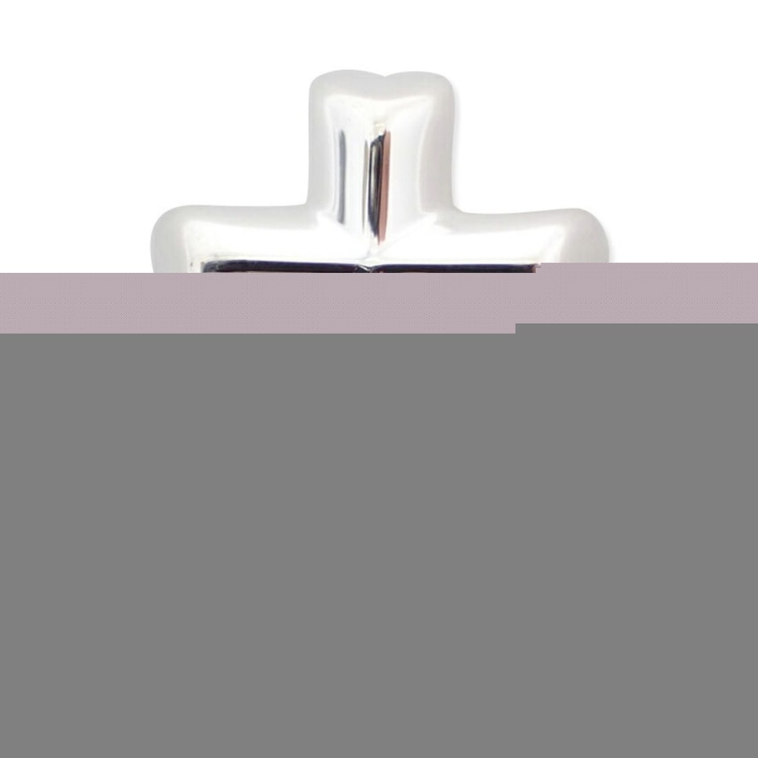 TIFFANY 925 Cross Pendant Top j70-4: --- Catalog ---Category: SizePendant Size: 16.7mm x 13.1mm / 0.65'' x 0.51''Category: DesignGender: Women,MenMaterial: Sterling silver 925Necklace Type: PendantCategory: GeneralBrand: Tiffany--- Item 