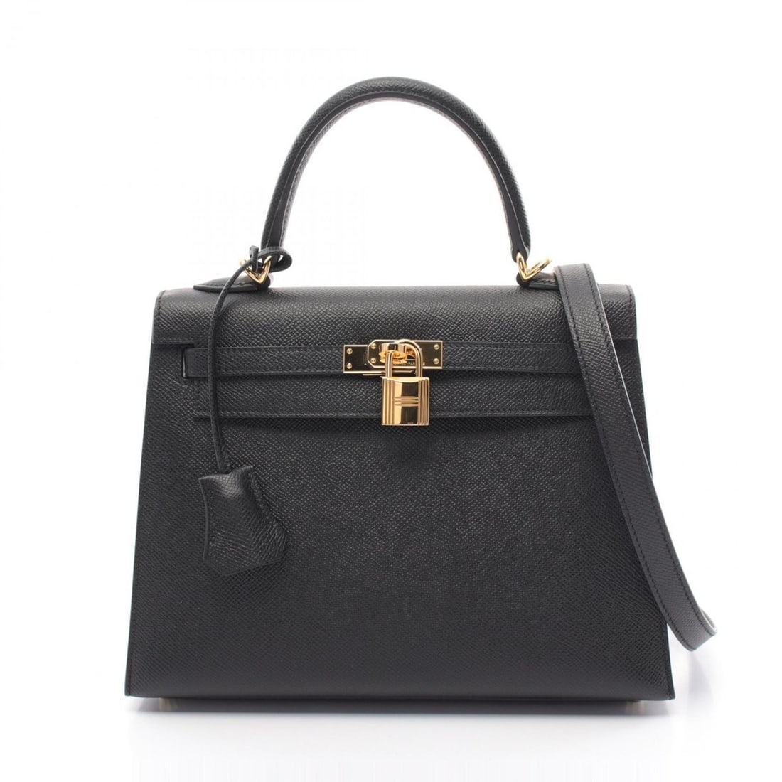 Hermes HERMES Kelly 25 Handbag Bag Epsom Leather Women's Black (1 of 8)
