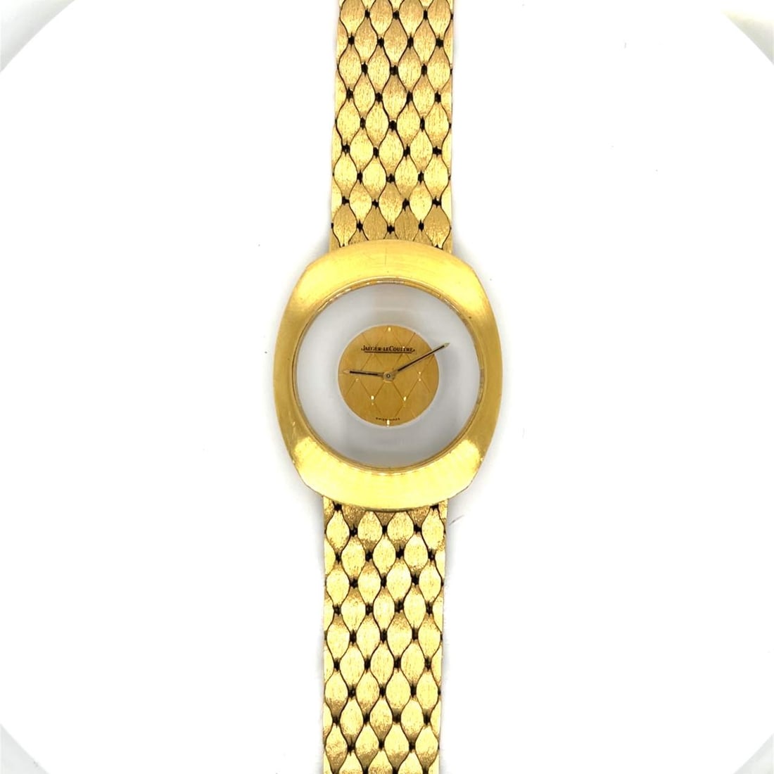 1960’s Jaeger LeCoultre 18K Yellow Gold Men’s Dress Watch: 1960’s Jaeger LeCoultre 18K Yellow Gold Men’s Dress WatchWeighing 86.6 grams38 x 33mm Case7.5 inches in lengthManual winding