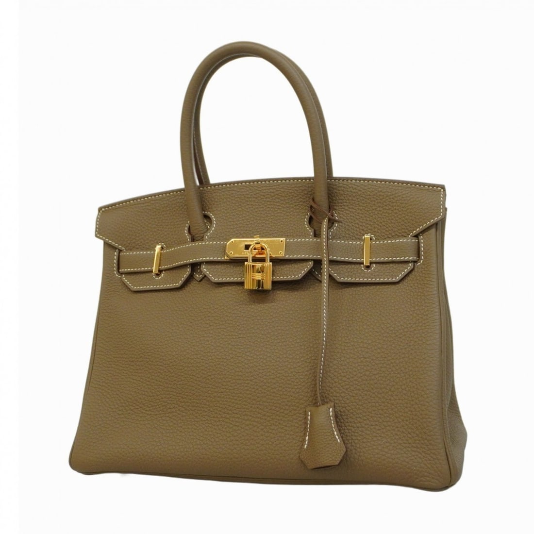 Hermes handbag Birkin 30 Togo Etoupe T engraved ladies: --- Catalog ---Category: SizeSize (HxWxD): 24cm x 29.5cm x 15cm / 9.44'' x 11.61'' x 5.9''Category: DesignType: HandbagColor: Etoupe grayGender: WomenMaterial: Togo leather Category: GeneralBrand: