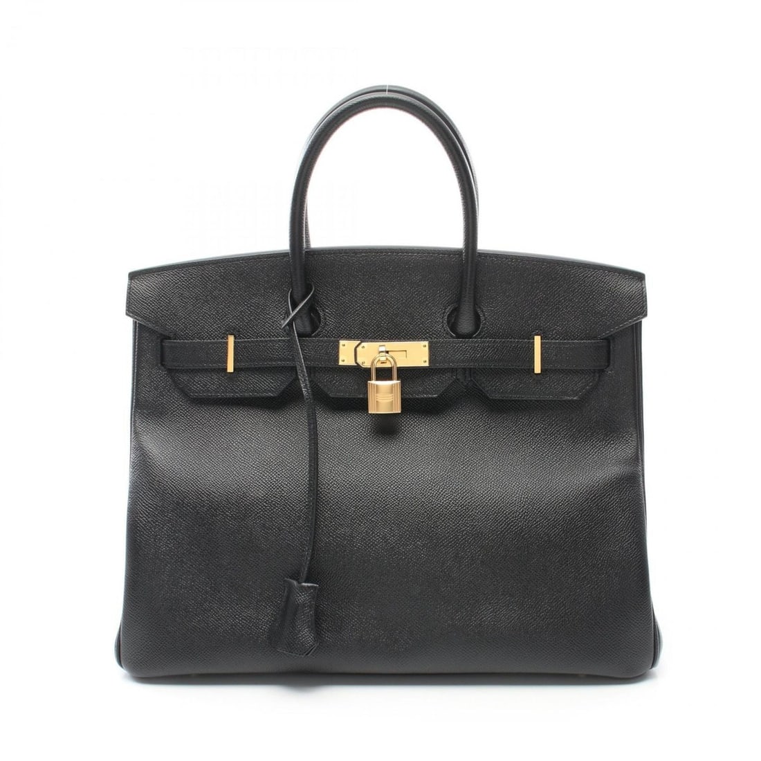 Hermes HERMES Birkin 35 Handbag Bag Epsom Leather Women's Black: --- Catalog ---Category: SizeSize (HxWxD): 28cm x 35cm x 18cm / 11.02'' x 13.77'' x 7.08''Handle Length: 35cm / 13.77''Category: DesignType: HandbagColor: BlackGender: WomenMaterial: Epsom leather