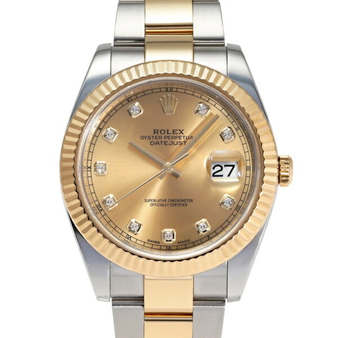 Rolex ROLEX Datejust 41 126333G Champagne Dial Wristwatch Men's __ (1 of 9)