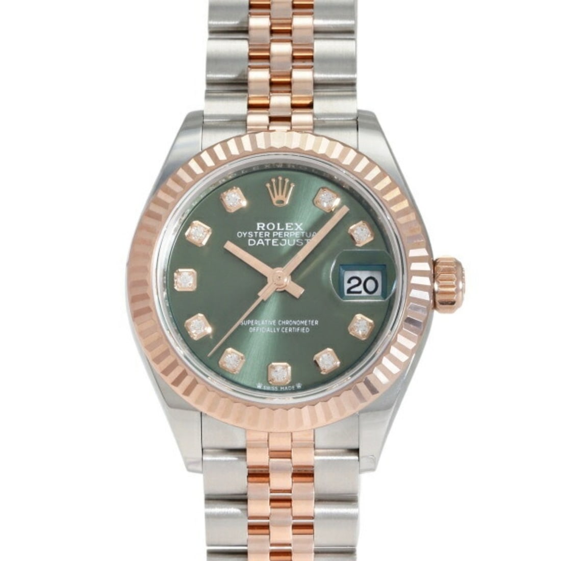 Rolex ROLEX Datejust 28 279171G Olive Green Dial Ladies Watch __ (1 of 7)