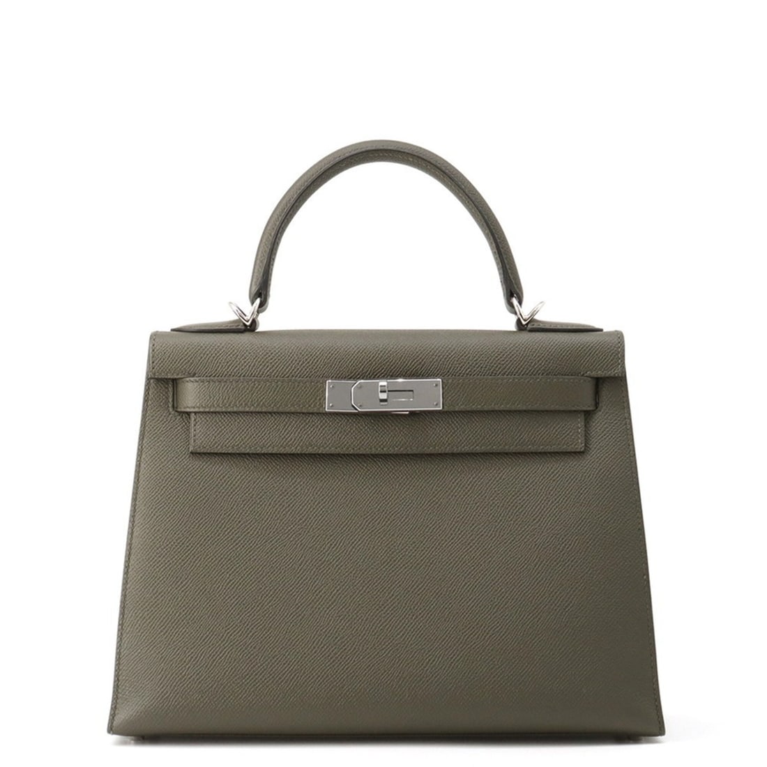 Hermes Kelly 28 Handbag, Vert Gris Epsom Leather, Y Stamp, 2-way Bag, Women's, HERMES: --- Catalog ---Category: SizeSize (HxWxD): 20cm x 28cm x 12cm / 7.87'' x 11.02'' x 4.72''Category: DesignType: HandbagColor: VertGender: WomenMaterial: Epsom leather Category: GeneralBrand: