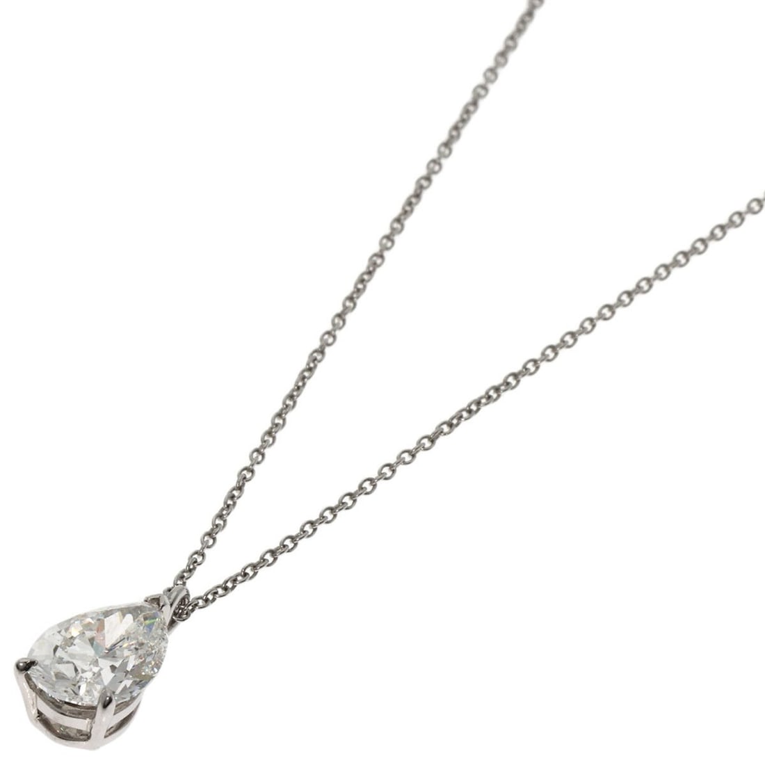Tiffany Shape Diamond I-VVS2 Necklace in Platinum PT950 for Women. TIFFANY & Co. (1 of 12)