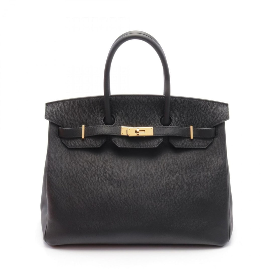Hermes HERMES Birkin 35 Handbag Bag Epsom Leather Women's Black: --- Catalog ---Category: SizeSize (HxWxD): 28cm x 35cm x 18cm / 11.02'' x 13.77'' x 7.08''Category: DesignType: HandbagColor: BlackGender: WomenMaterial: Epsom leather Category: GeneralBrand: