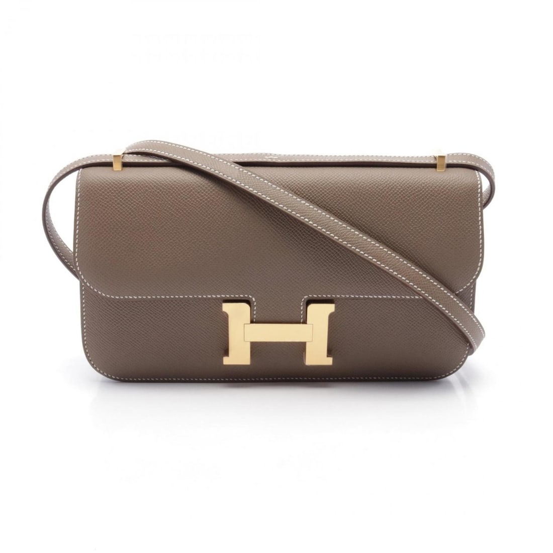 Hermes HERMES Constance Elan Miroir Shoulder Bag Epsom Leather Women's Brown: --- Catalog ---Category: SizeSize (HxWxD): 13cm x 23.5cm x 3cm / 5.11'' x 9.25'' x 1.18''Category: DesignType: Shoulder bagColor: Brown, Etoupe grayGender: WomenMaterial: Epsom leather Hardware
